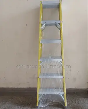 6ft Fiberglass Double-Sided Ladder.