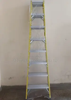 8x8ft Fiberglass Double-Sided a-Frame Ladder.