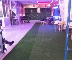 Beautiful Green Grass Carpet Bar Floor Decoration