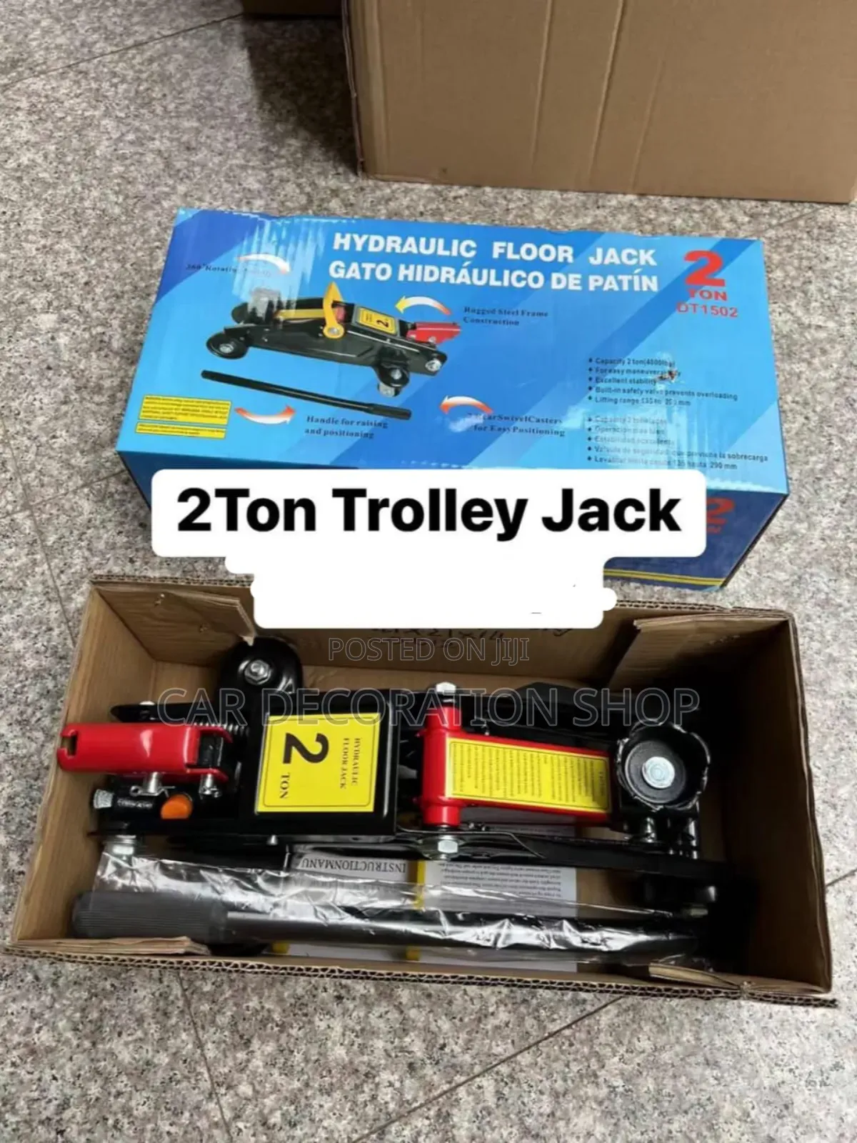 New 2ton Trolley Jack Jack for Saloon Cars