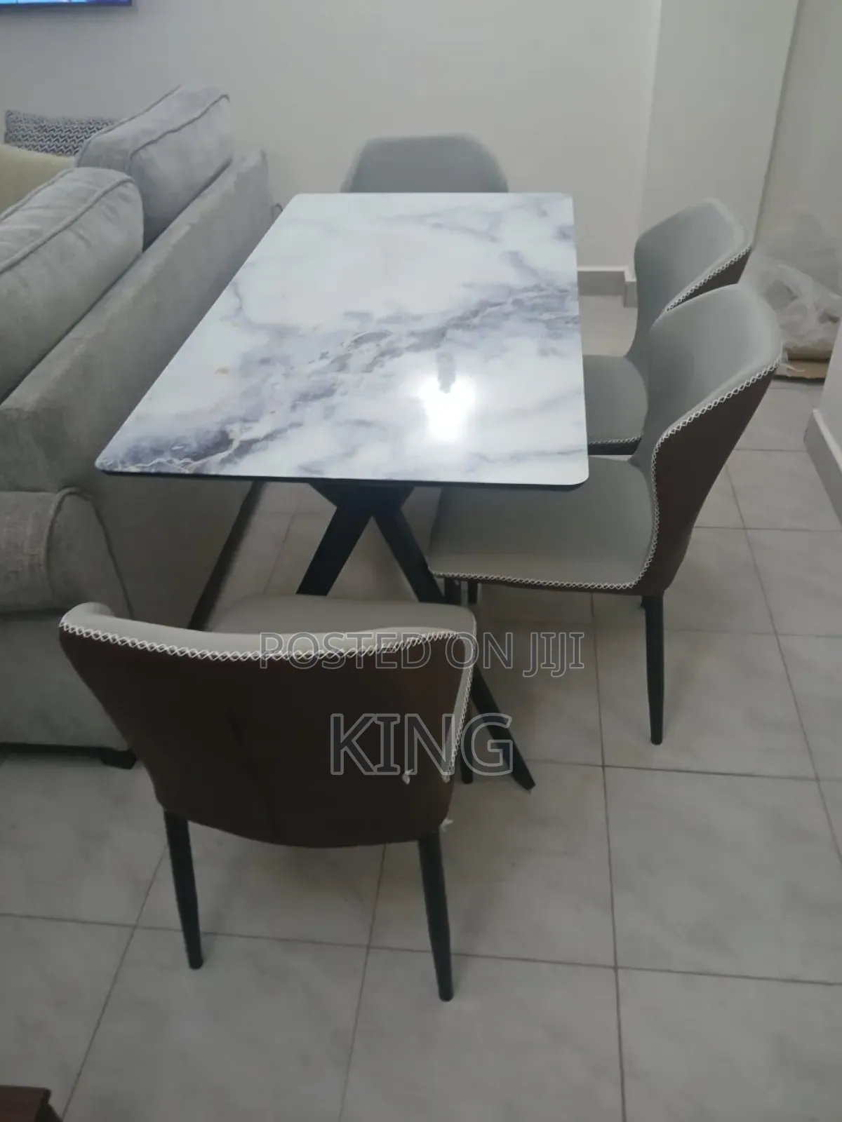 Gray Coulor Dining Table
