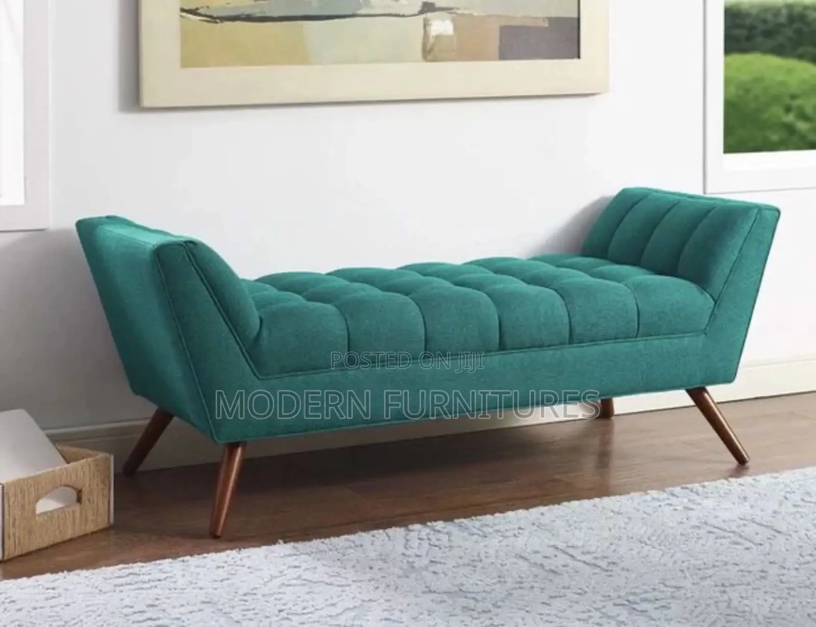 Modern Green Bench Sofa/Seat