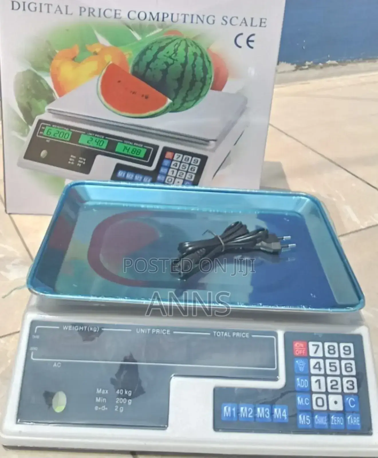 Armless Digital Computing Scale