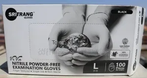 Powder Less Nitrile Protective Gloves
