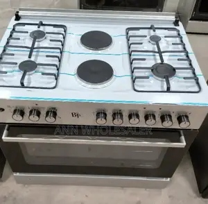 BJS 60x90 4gas+2 Hot Plate Gas Cooker, Oven 90litres TR/G-C