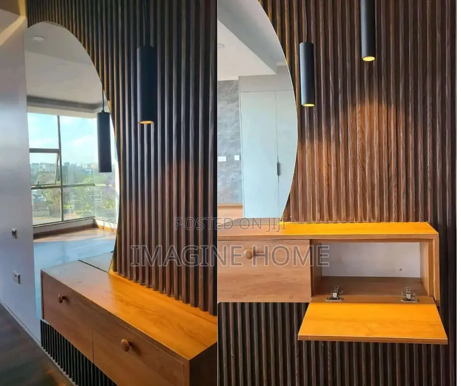 Room Decoration With Fluted Wall Panels