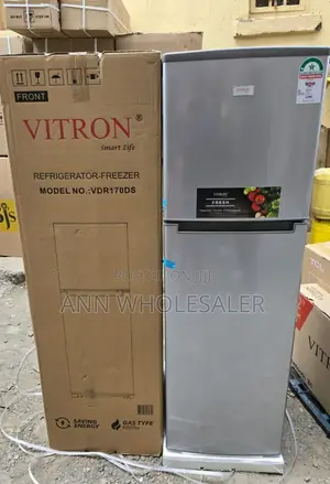Vitron VDR170DS 170 L Double Door Fridge - Silver VT/1