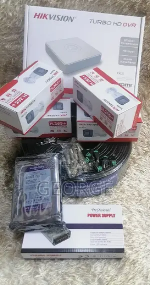 Smart Hybrid CCTV 4 Four Cameras Kit