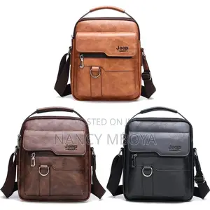 Jeep Leather Shoulder Bag/Chest Bag