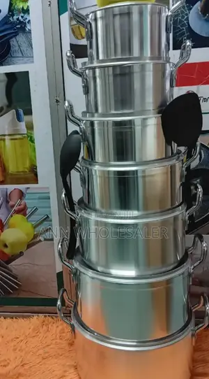 Tornado Tc 14-Pieces Stainless Steel Cooking Pot Set T-14pcs