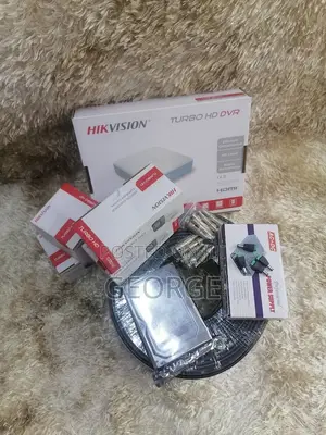 Three Hik Vision 1080p Smart Hybrid Cctv Cameras Kit