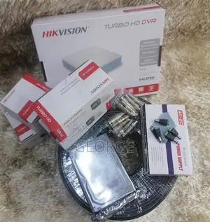 Brand New 3 Hik Vision Smart Hybrid Cctv Cameras Kit