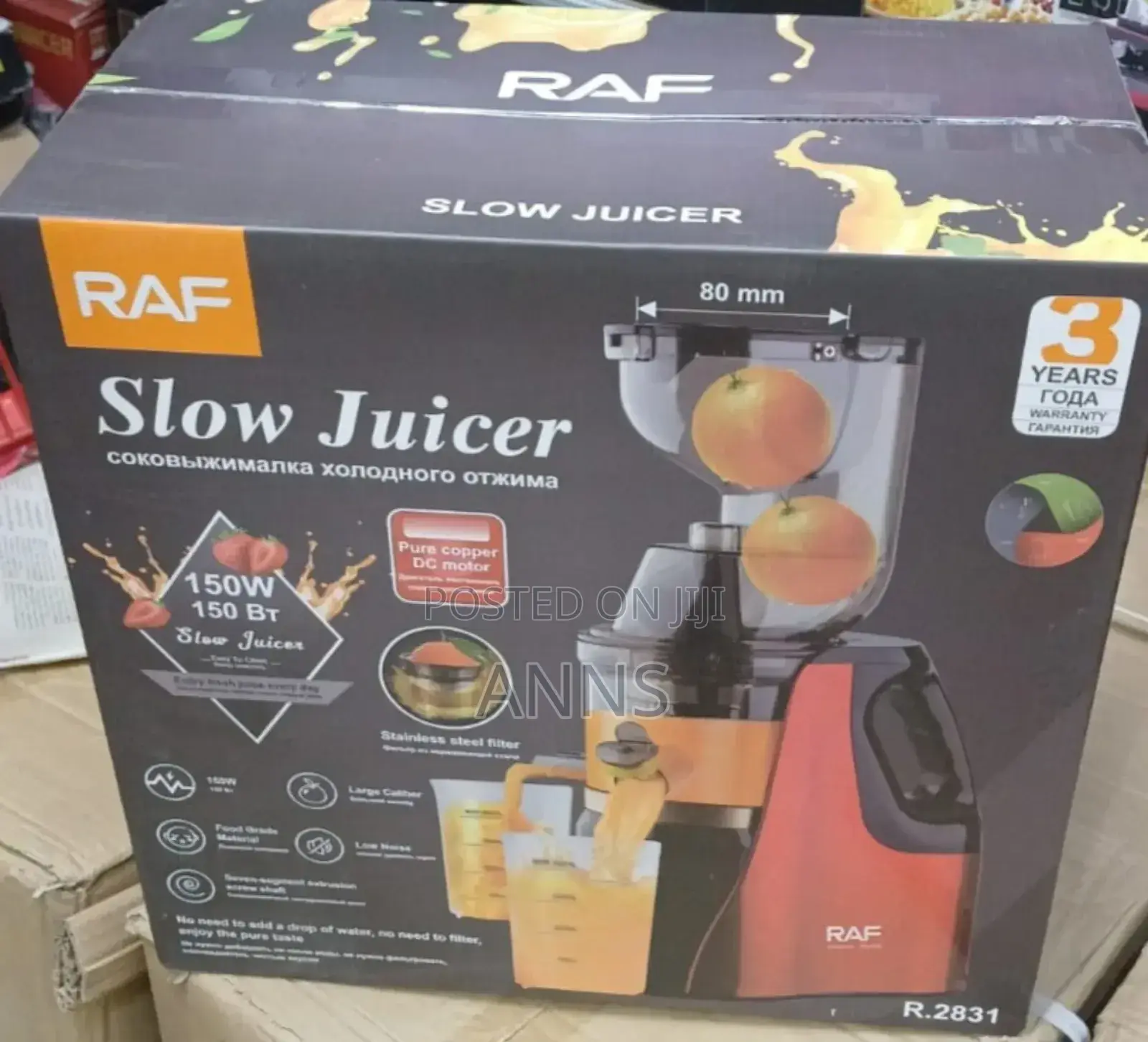 150watts Raf Slow Juicer