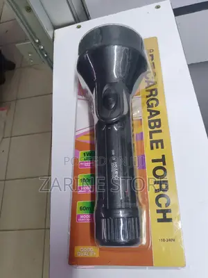 Rechargeable Torch With Installed Battery Durable