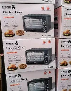 Black Electric Volsmart Oven VD-5