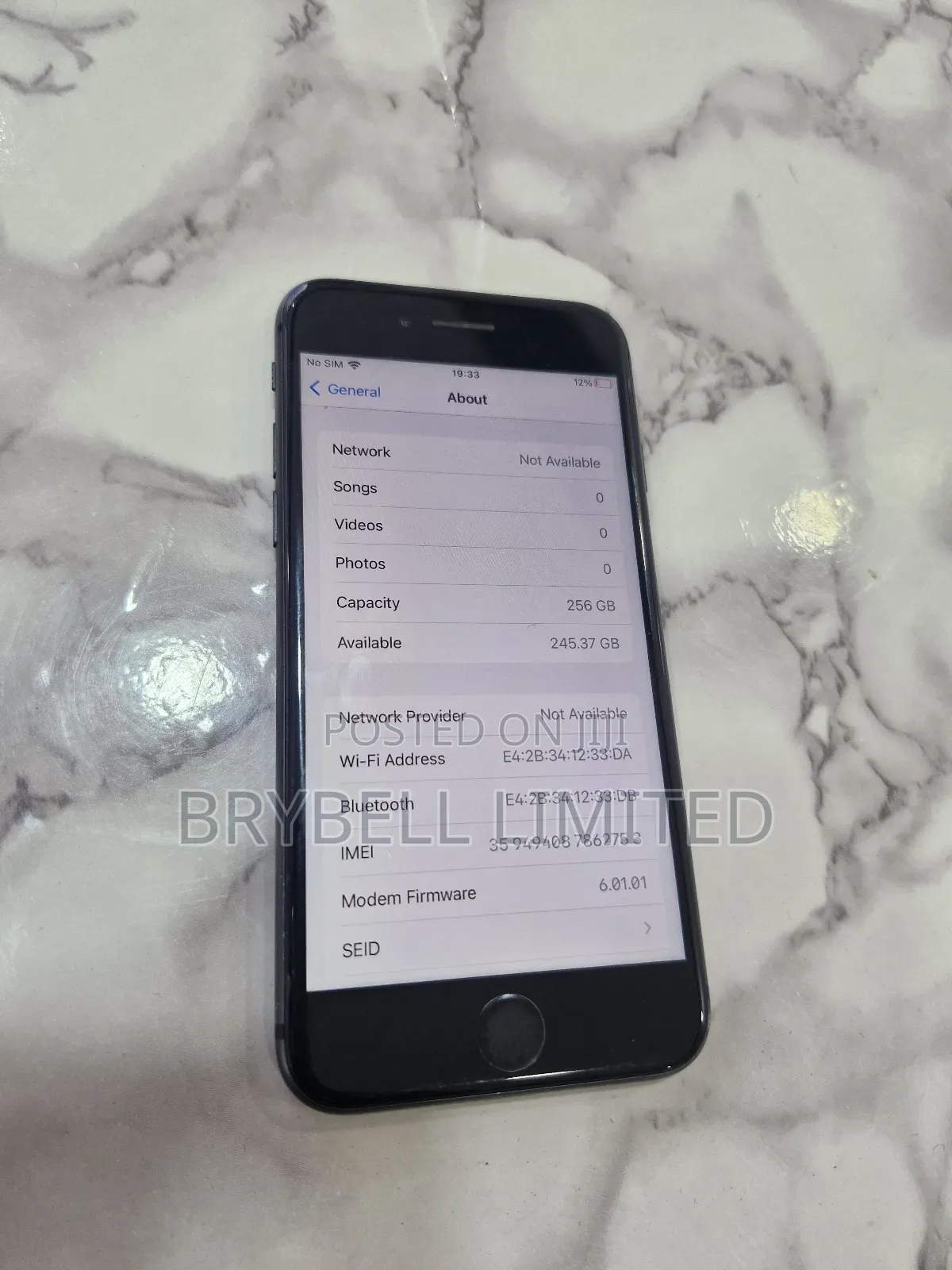 Apple iPhone 8 256 GB Black