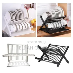 X Shape Foldable Dish Drainer Rack A