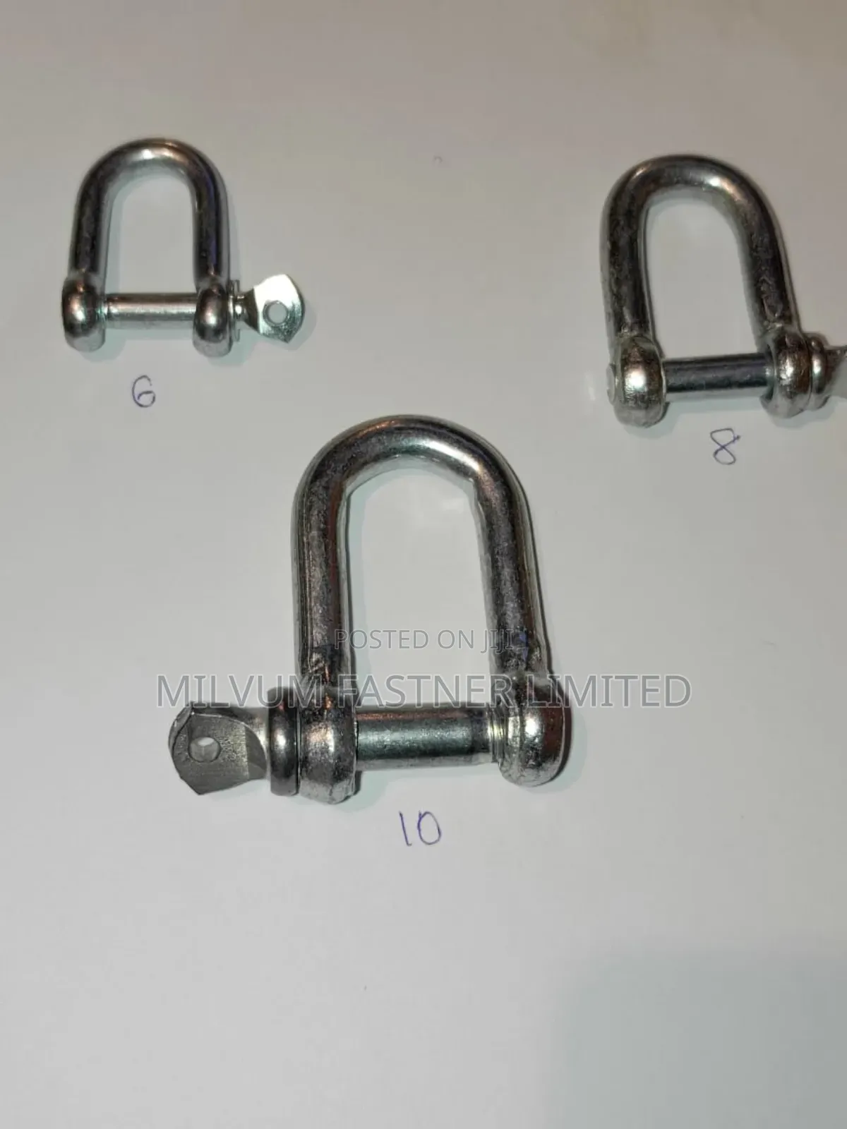 Galvanized D Shackles