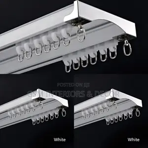 Aluminium Curtain Rails Double Curtain Rails Complete