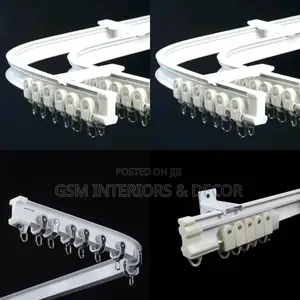 Aluminium Curtain Rails Bendable Curtain Rails White Ry