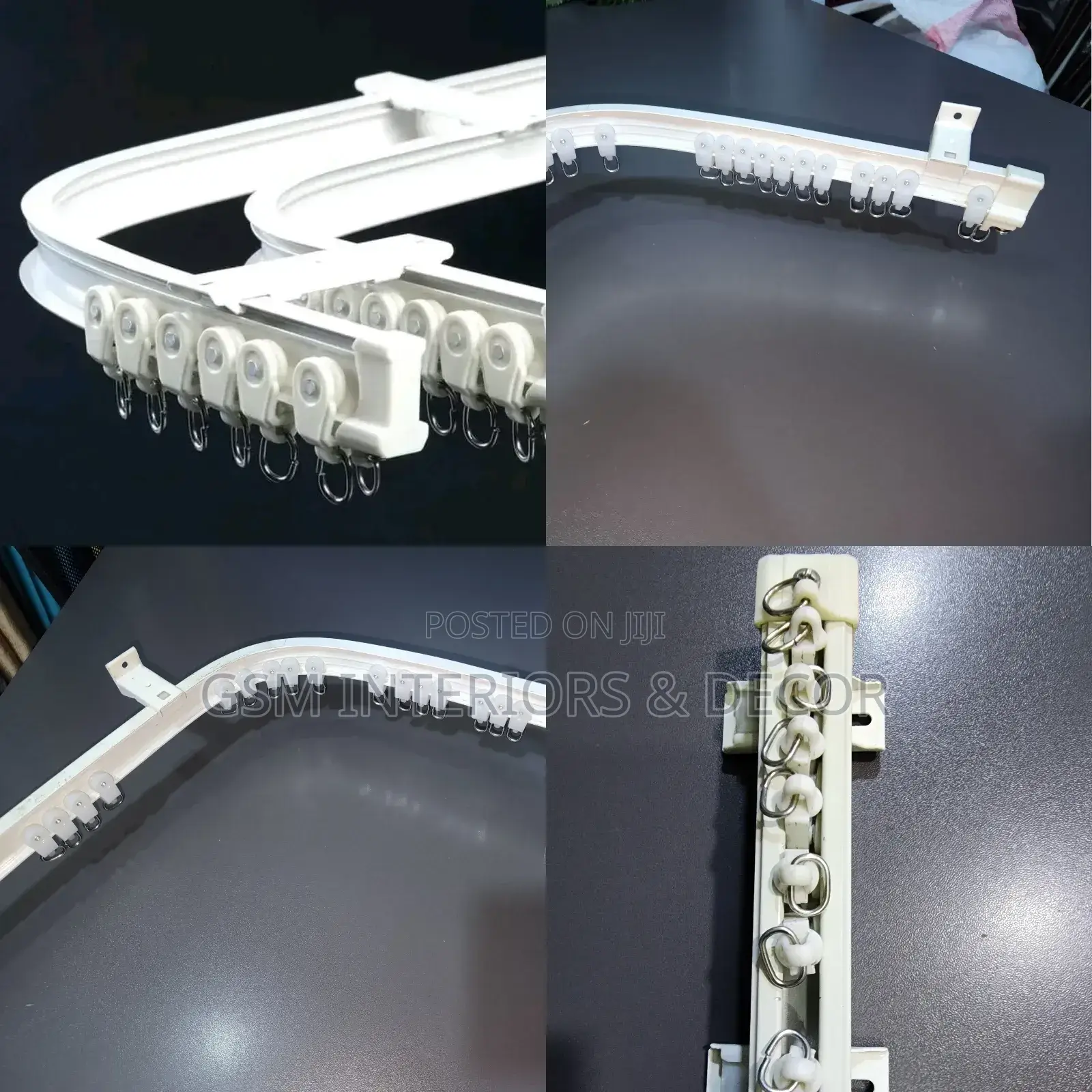 Aluminium Curtain Rails Bendable Curtain Rails Single