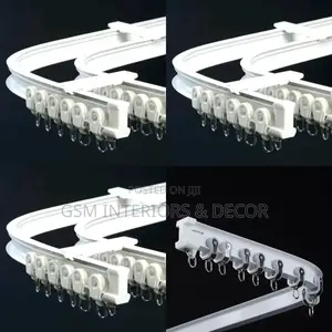 Bendable Aluminium Rails Curtain Rails Runners