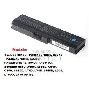 Replacement Battery for Toshiba A660, A665, A665d, C640, C65