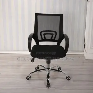 Office Chairs:Black Mesh Ergonomic Swivel Computer Chair