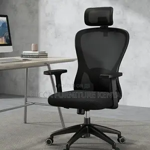 Office Chairs:High Back Swivel Mesh Movable Arms Office Seat