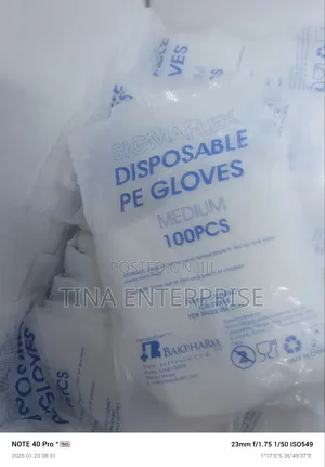 Nylon/, Paper, /P. E Gloves