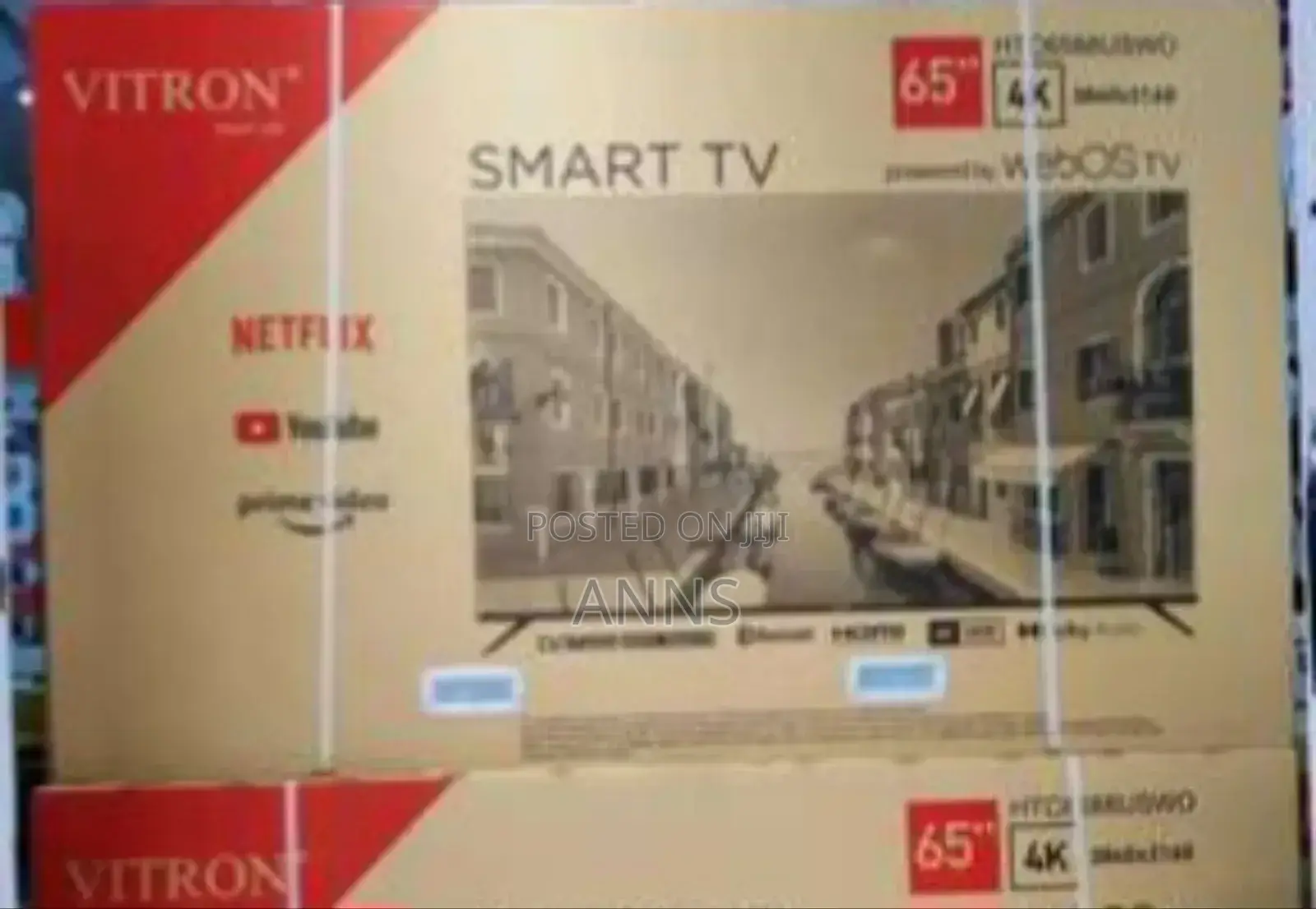 Vitron 65" Smart Television ~ Bluetooth and Enabled