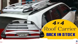 Saloon Car Fitted With Universal Fit 4*4 Aluminum Roof Rack