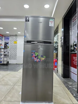 Von 181l Fridge, Frost, Modern, Double Door Inox
