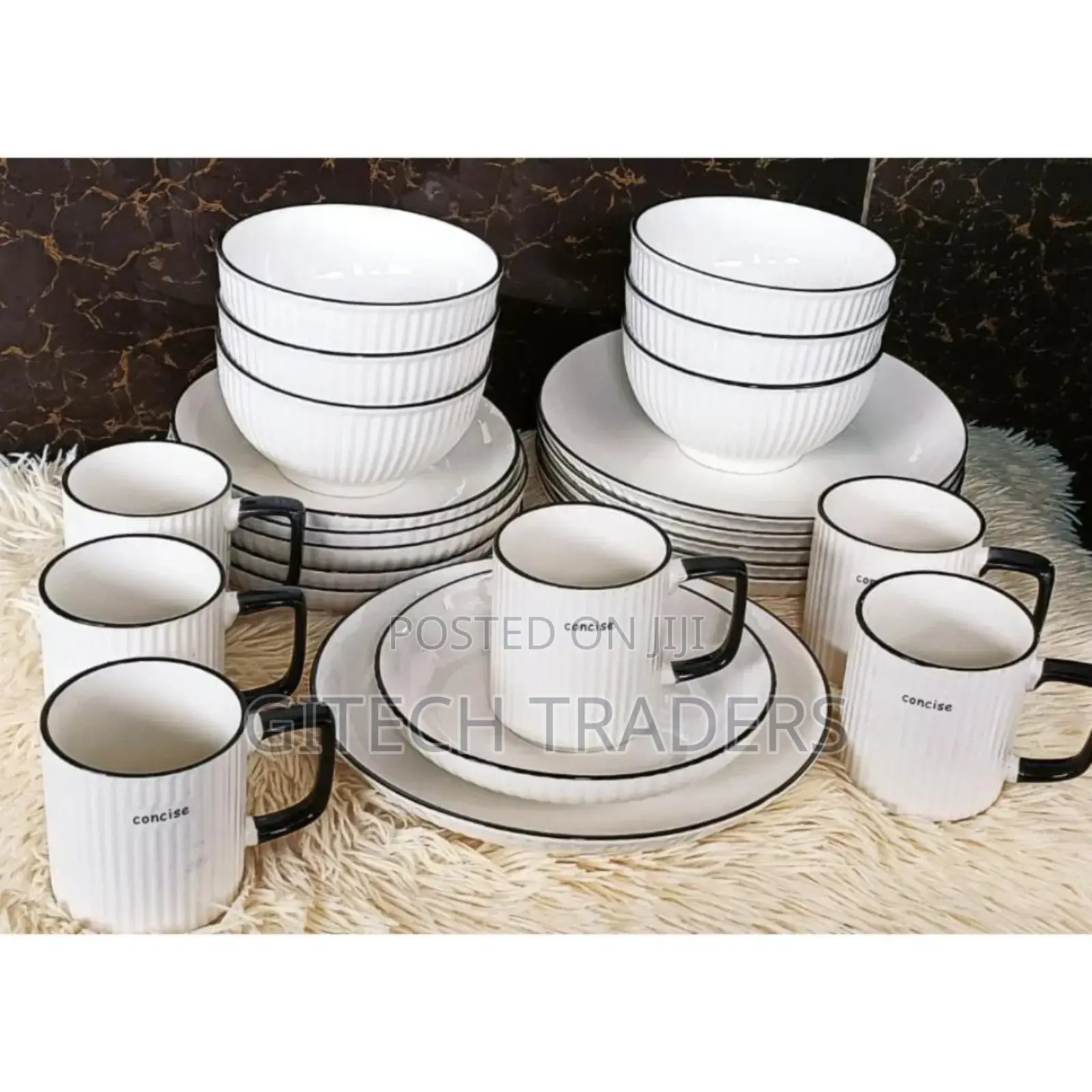 24 PCS Concise Dinner Set