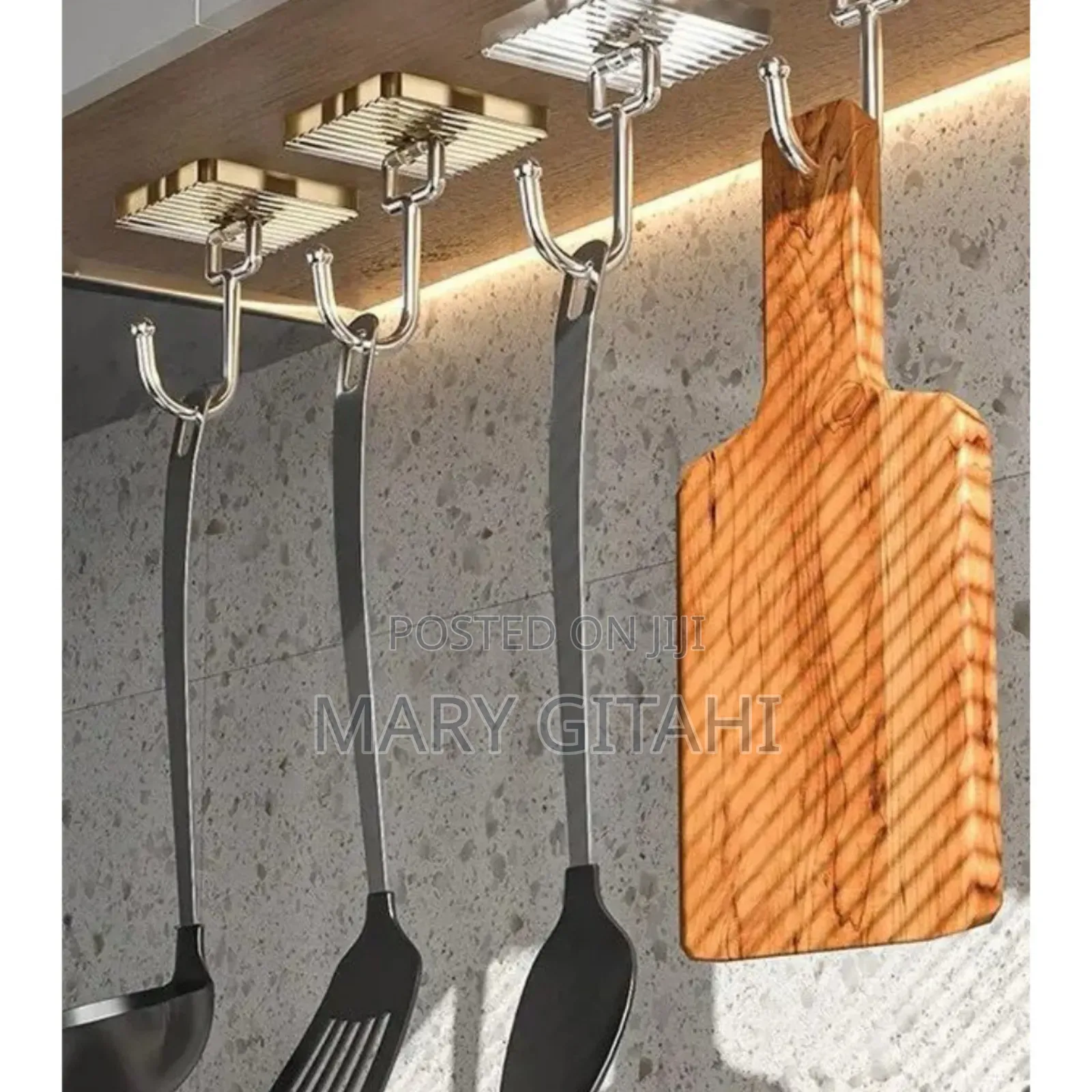 10 Pc Pack Acrylic Seamless Sticky Hook **