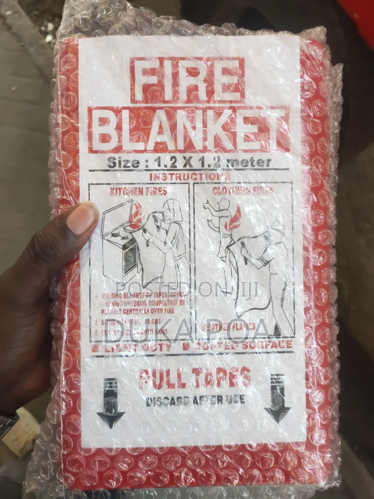 Fire Blanket 1.2m X 1.2m Fire Blanket
