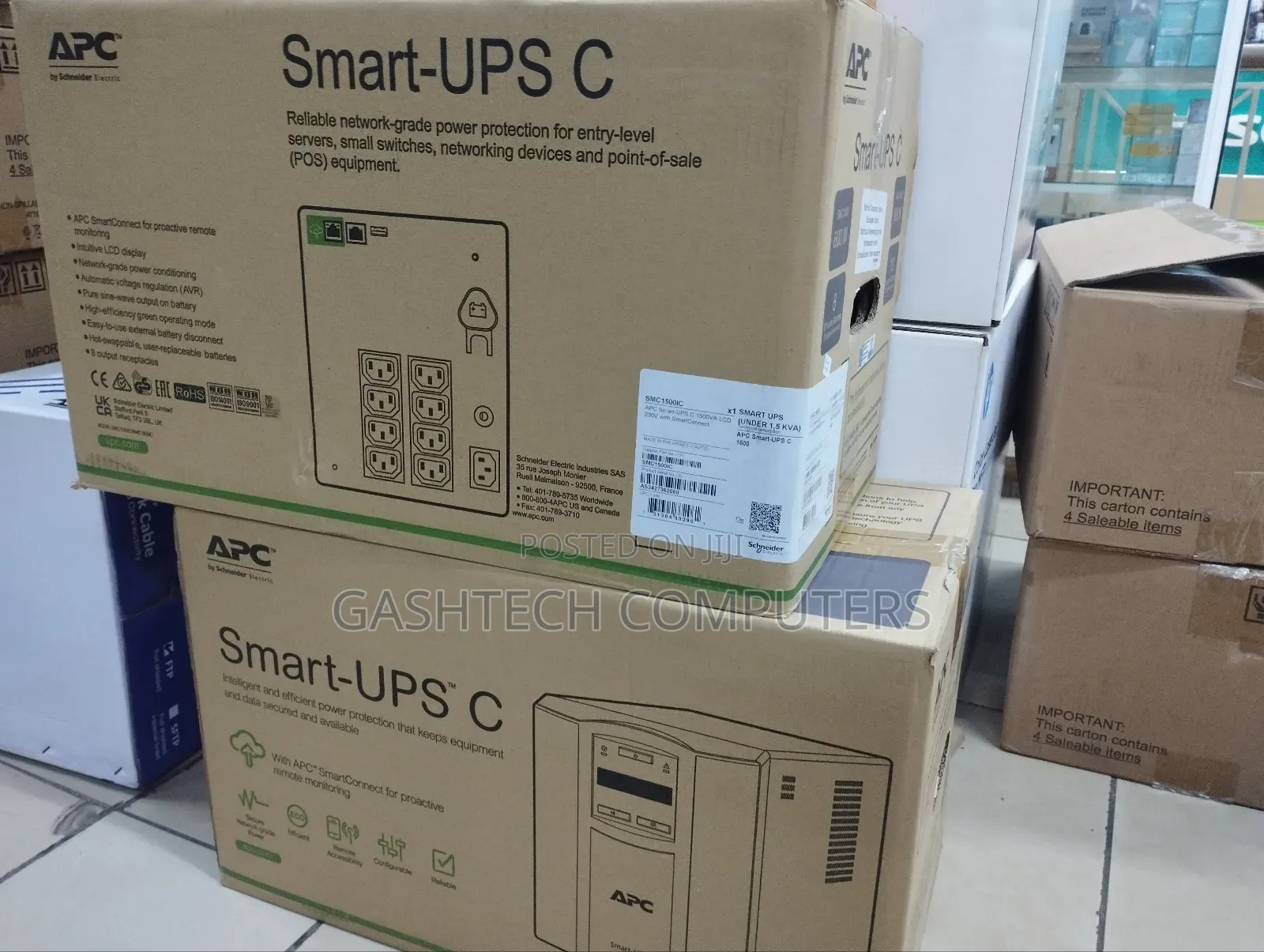 APC Smart-Ups C, Line Interactive, 1500va Smc1500ic