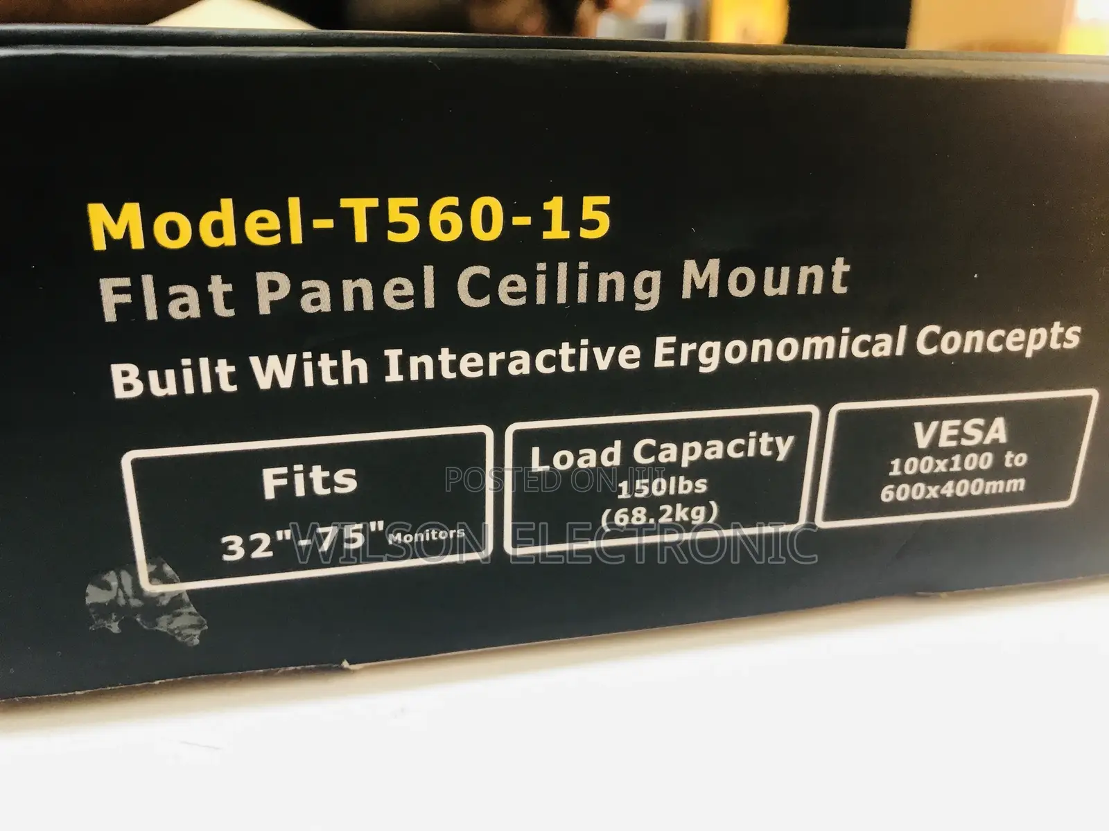 Flat Panel Ceiling Mount. 32-75” Inches