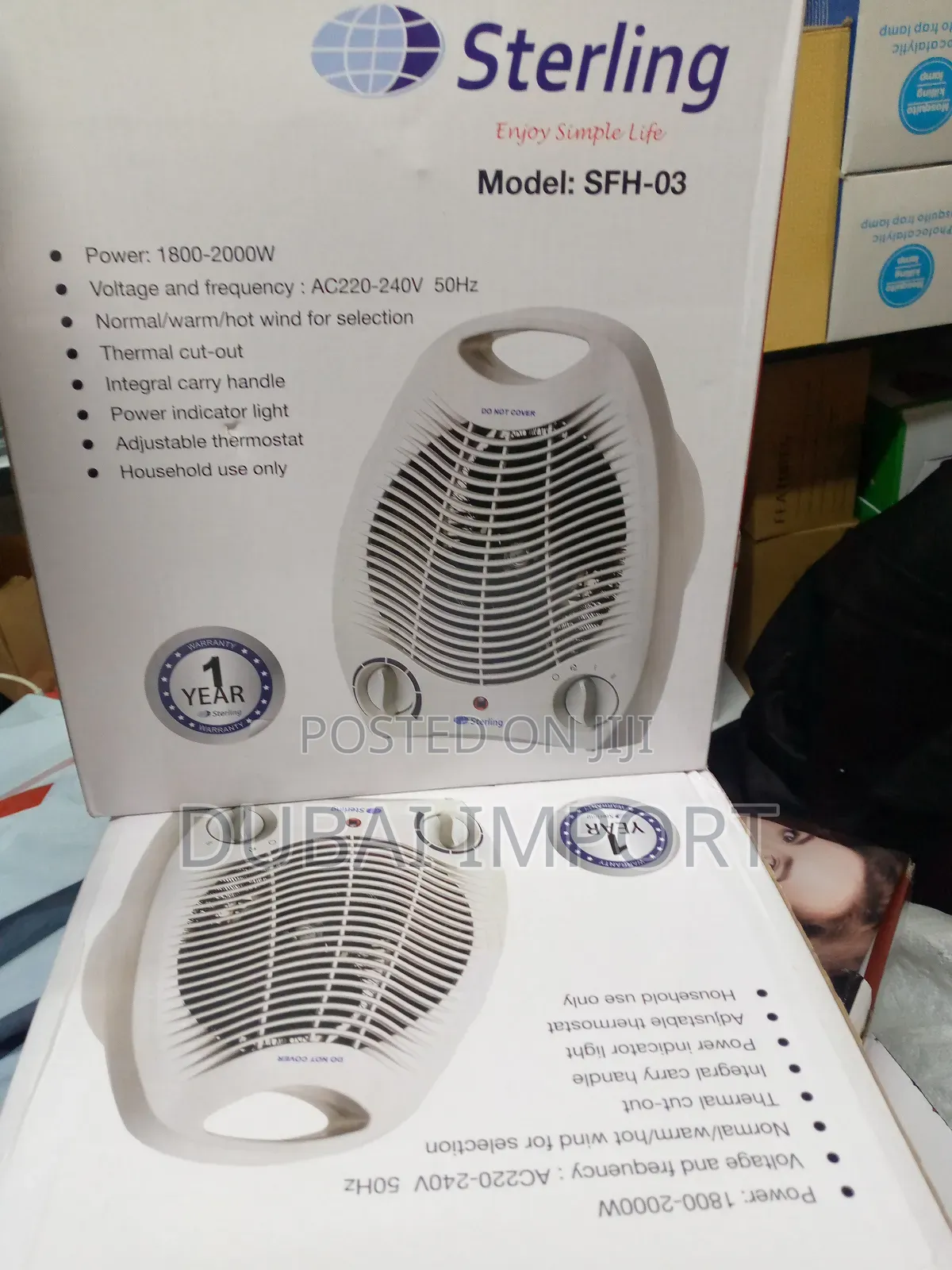 Sterling Heat Cool Fan