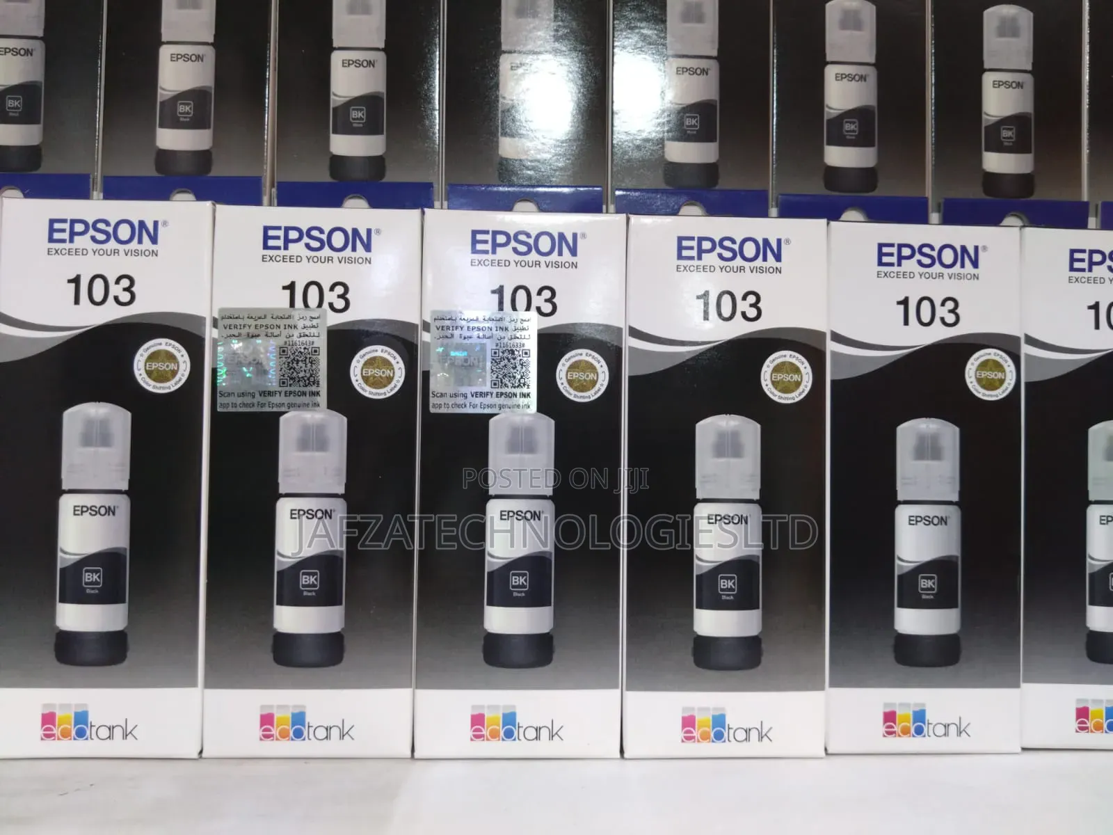 Epson Ecotank Ink Bottle 103bk Black