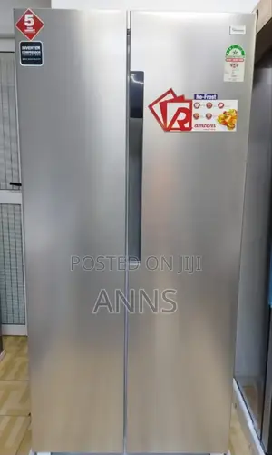 Ramtons 439L Side by Side Exceptional Fridge~ Silver