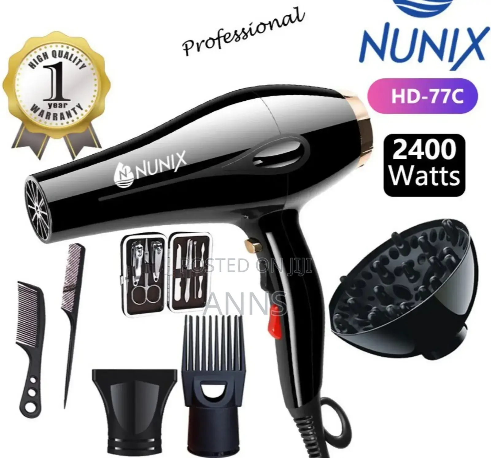 Nunix Professional Air Dryer-1600watts