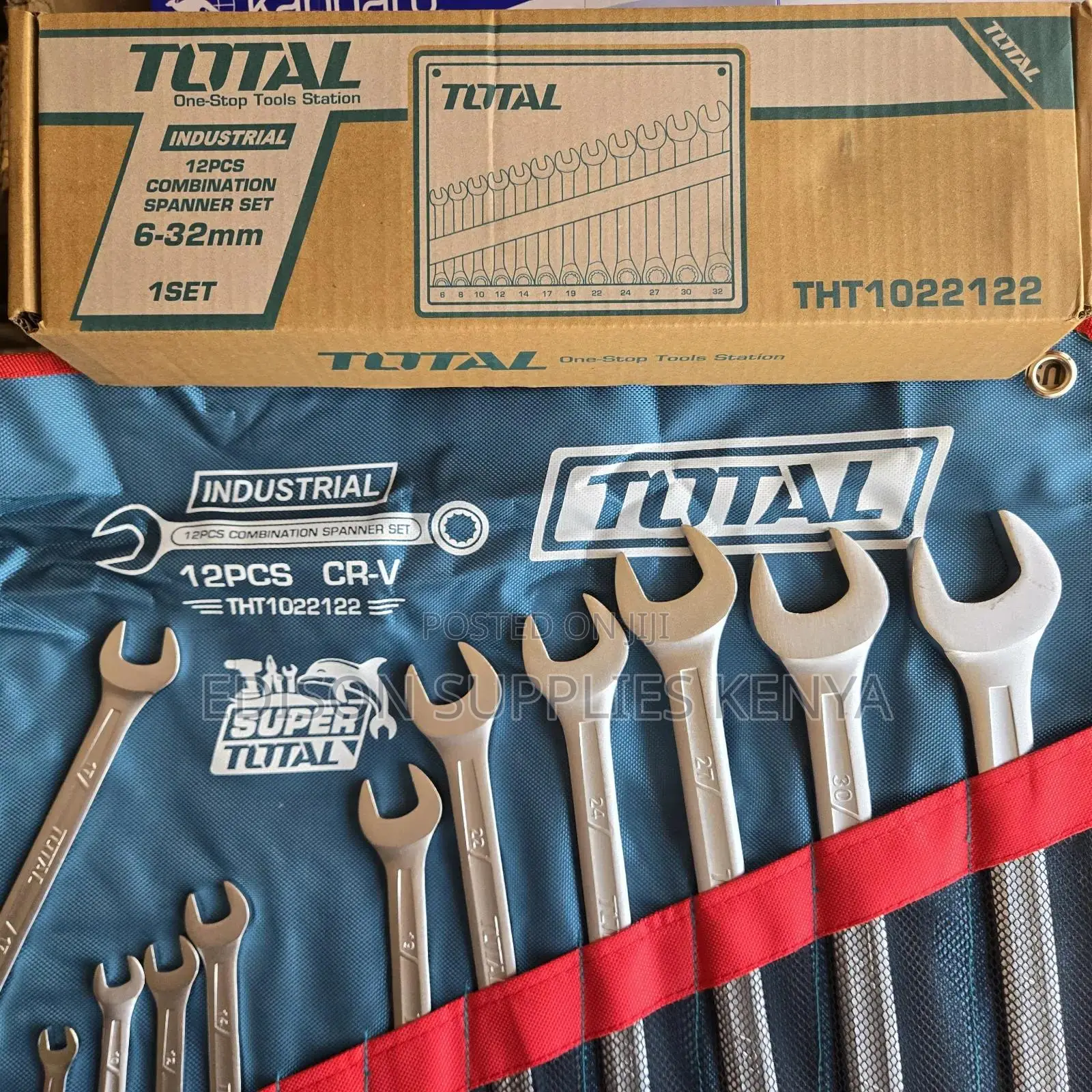Spanners 6 - 32mm Total Combination Spanners Set 12pcs CRV