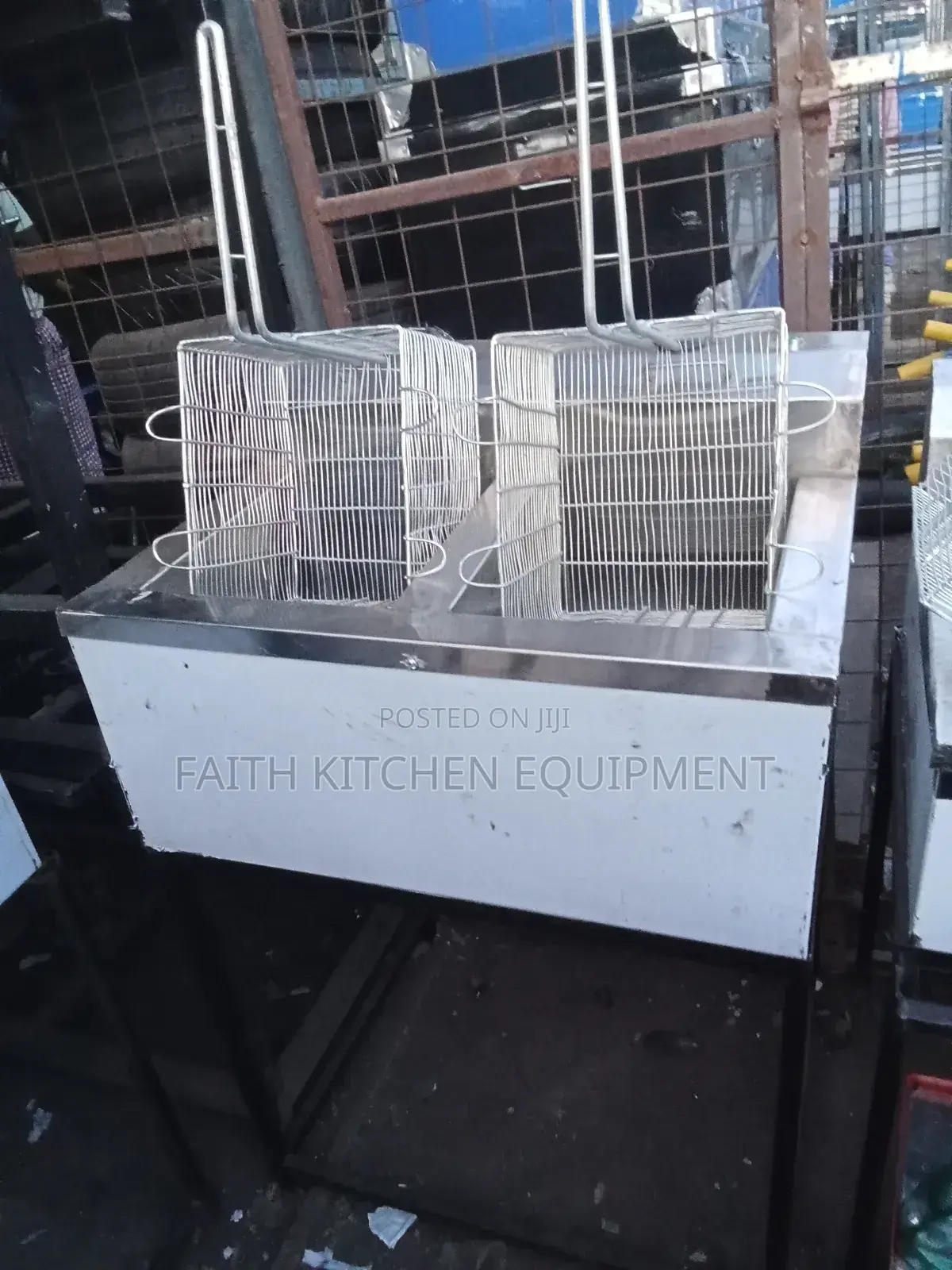 Large Deep Fryer Double Elements