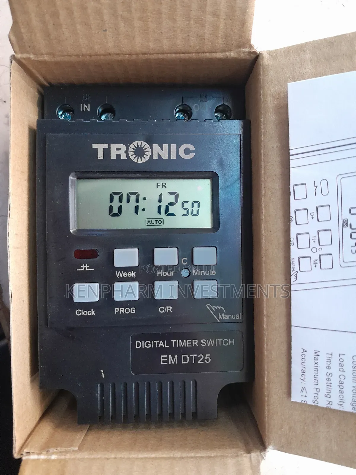 Digital Timer Switch Em Dt25