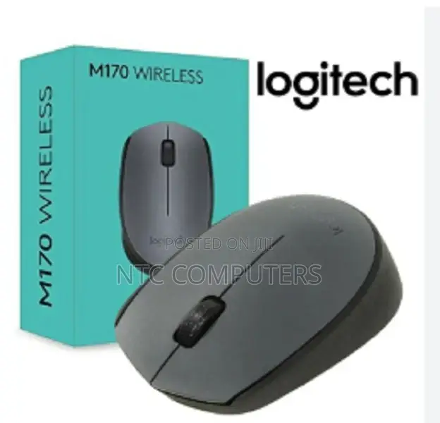 Logitech M170 Wireless Mouse (Black)