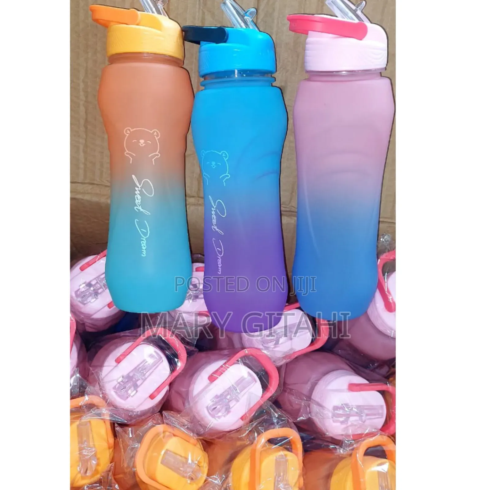 1000ml BPA FREE Water Bottle With Color Gradient