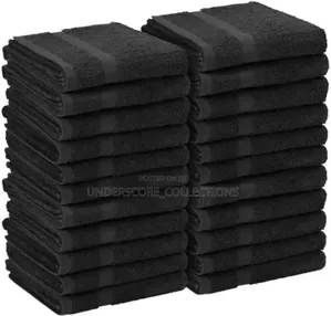 Black Salon Towels 60*100