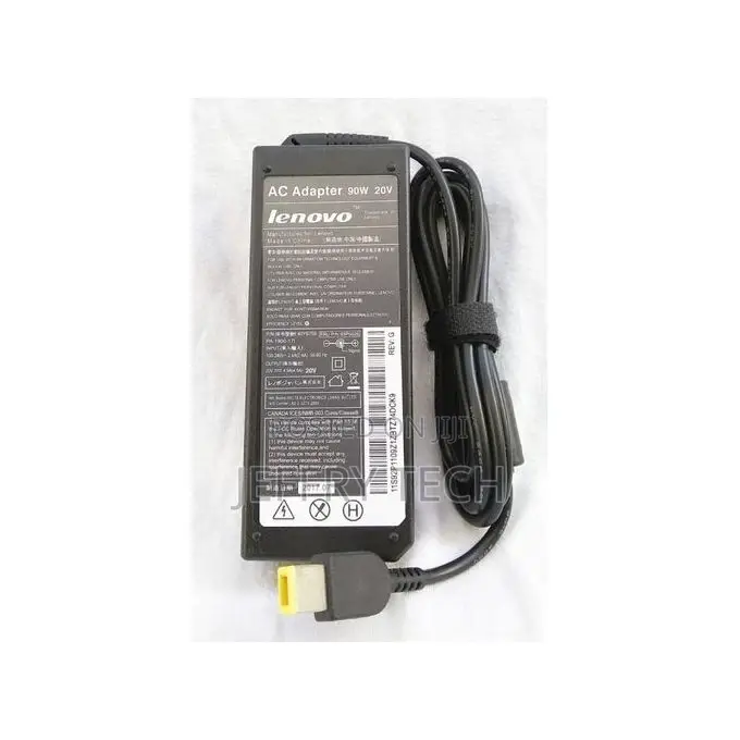 Lenovo Laptop Charger 20v-4.5a 90W Rectangular/Usb Mouth