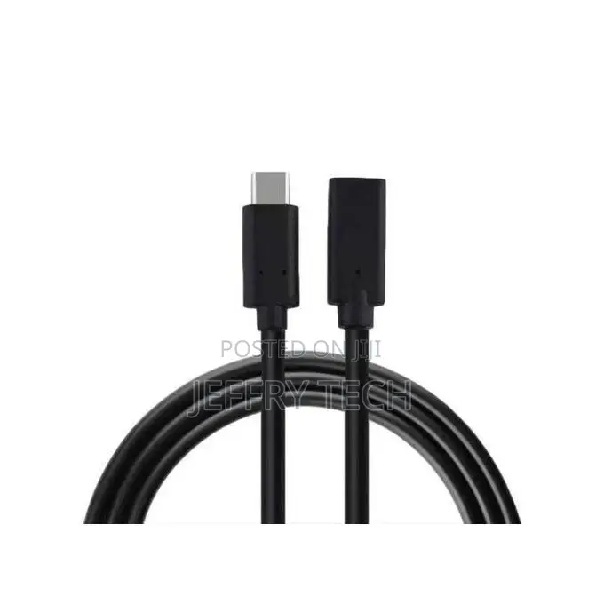 USB Type C Male to Female Extension Cable - 2m